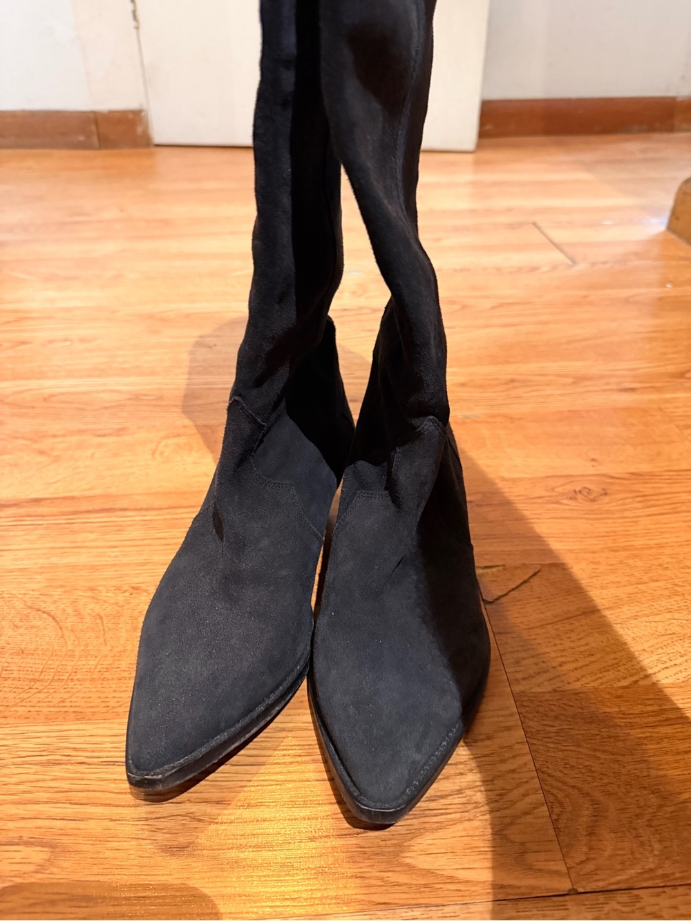 Isabel Marant Denvee Pointed Toe Knee Length Boots - Picture 7 of 8